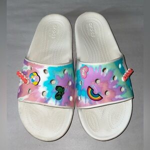 Crocs Tie Dye Sandals - Men's Size 8/ Women’s Size 10